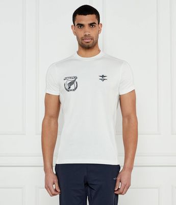 T-shirt męski casual wiosenny Aeronautica Militare ze sklepu: Gomez Fashion Store w kategorii: T-shirty męskie - zdjęcie 874714-BD9-10338_AM251M000025002