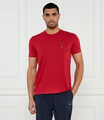 T-shirt męski casualowy Aeronautica Militare ze sklepu: Gomez Fashion Store w kategorii: T-shirty męskie - zdjęcie 874714-BD9-10338_AM251M000026367