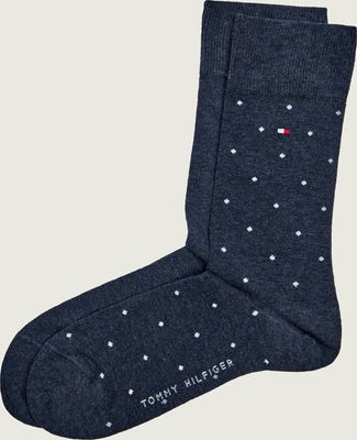 Skarpetki damskie w grochy casual Tommy Hilfiger ze sklepu: Gomez Fashion Store w kategorii: Skarpetki damskie - zdjęcie 874714-BD9-10338_TH252M000259003