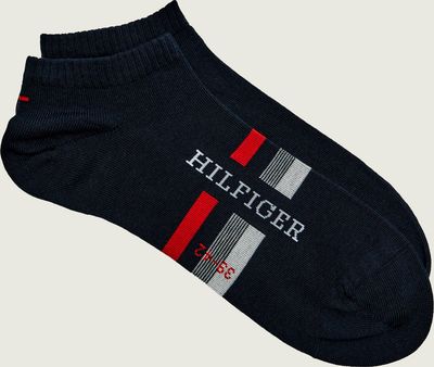 Skarpetki damskie z napisami Tommy Hilfiger ze sklepu: Gomez Fashion Store w kategorii: Skarpetki damskie - zdjęcie 874714-BD9-10338_TH252M000261004
