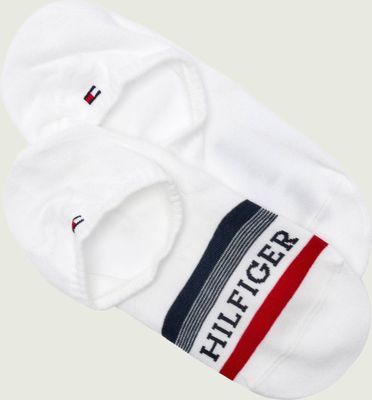 Skarpetki damskie z napisem Tommy Hilfiger ze sklepu: Gomez Fashion Store w kategorii: Skarpetki damskie - zdjęcie 874714-BD9-10338_TH252M000275001