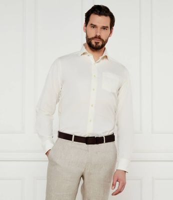 Koszula męska z klasycznym kołnierzykiem Oscar Jacobson ze sklepu: Gomez Fashion Store w kategorii: Koszule męskie - zdjęcie 874714-BD9-10338_OJ252M000003090