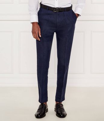 Spodnie męskie eleganckie Oscar Jacobson ze sklepu: Gomez Fashion Store w kategorii: Spodnie męskie - zdjęcie 874714-BD9-10338_OJ252M000013012