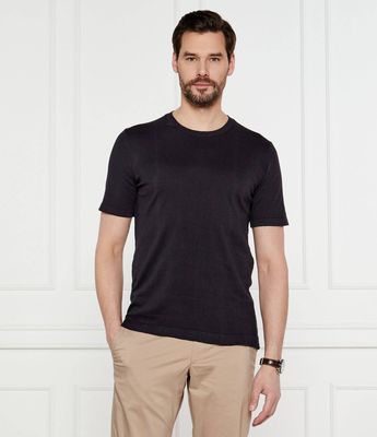 Sweter męski casual Oscar Jacobson ze sklepu: Gomez Fashion Store w kategorii: Swetry męskie - zdjęcie 874714-BD9-10338_OJ252M000021041