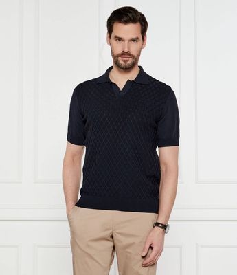 T-shirt męski na wiosnę casual Oscar Jacobson ze sklepu: Gomez Fashion Store w kategorii: T-shirty męskie - zdjęcie 874714-BD9-10338_OJ252M000024039