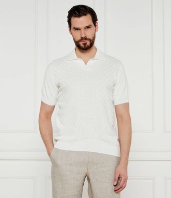 T-shirt męski casualowy Oscar Jacobson ze sklepu: Gomez Fashion Store w kategorii: T-shirty męskie - zdjęcie 874714-BD9-10338_OJ252M000024027