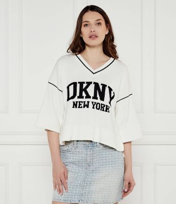 Sweter damski DKNY ze sklepu: Gomez Fashion Store w kategorii: Swetry damskie - zdjęcie 874714-BD9-10338_DK252W000014056
