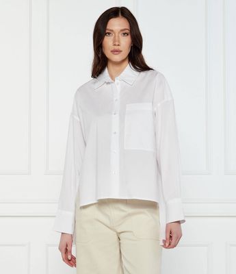 Koszula damska na wiosnę DKNY ze sklepu: Gomez Fashion Store w kategorii: Koszule damskie - zdjęcie 874714-BD9-10338_DK252W000019033