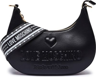 Torebka hobo elegancki Love Moschino ze sklepu: Gomez Fashion Store w kategorii: Torebki hobo - zdjęcie 874714-BD9-10338_LM252W000013000