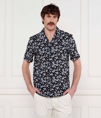 Koszula męska w stylu młodzieżowym z klasycznym kołnierzykiem Michael Kors ze sklepu: Gomez Fashion Store w kategorii: Koszule męskie - zdjęcie 874714-BD9-10338_MK252M000009436