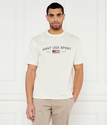 T-shirt męski Gant ze sklepu: Gomez Fashion Store w kategorii: T-shirty męskie - zdjęcie 874714-BD9-10338_GA252M000050130