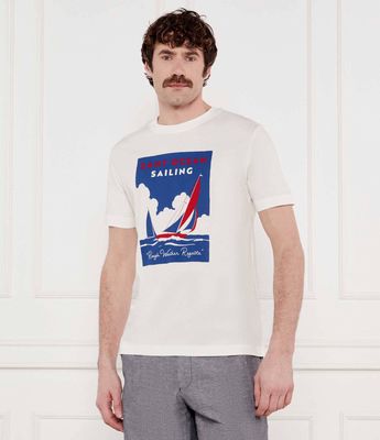 Gant - T-shirt męski wiosenny ze sklepu: Gomez Fashion Store w kategorii: T-shirty męskie - zdjęcie 874714-BD9-10338_GA252M000051113