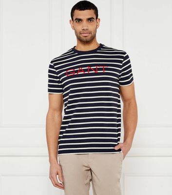 T-shirt męski na wiosnę Gant ze sklepu: Gomez Fashion Store w kategorii: T-shirty męskie - zdjęcie 874714-BD9-10338_GA252M000052433
