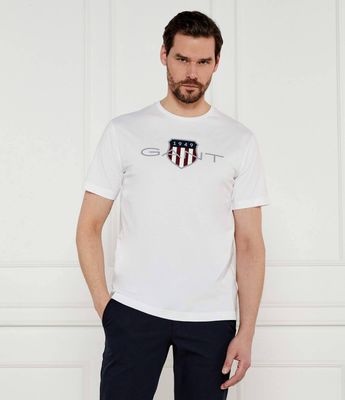 Gant - T-shirt męski ze sklepu: Gomez Fashion Store w kategorii: T-shirty męskie - zdjęcie 874714-BD9-10338_GA252M000053110