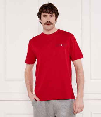 T-shirt męski wiosenny casualowy Gant ze sklepu: Gomez Fashion Store w kategorii: T-shirty męskie - zdjęcie 874714-BD9-10338_GA252M000033630