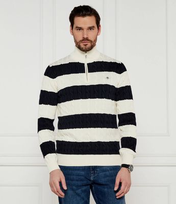 Sweter męski na zimę Gant ze sklepu: Gomez Fashion Store w kategorii: Swetry męskie - zdjęcie 874714-BD9-10338_GA252M000075433