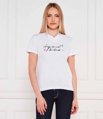 Bluzka damska Dsquared2 ze sklepu: Gomez Fashion Store w kategorii: Bluzki damskie - zdjęcie 874714-BD9-10338_DQ252W000001100