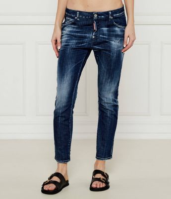 Dsquared2 - Jeansy damskie w miejskim stylu ze sklepu: Gomez Fashion Store w kategorii: Jeansy damskie - zdjęcie 874714-BD9-10338_DQ252W000005470