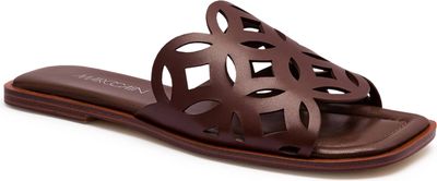Klapki damskie na lato Marc Cain ze sklepu: Gomez Fashion Store w kategorii: Klapki damskie - zdjęcie 874714-BD9-10338_CR252W000044691