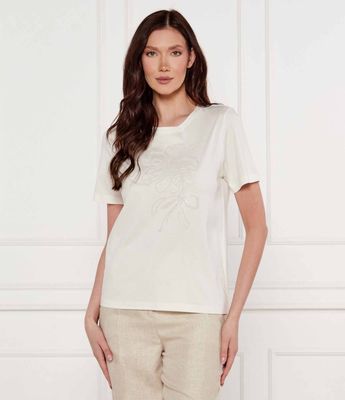 Bluzka damska casual Marc Cain ze sklepu: Gomez Fashion Store w kategorii: Bluzki damskie - zdjęcie 874714-BD9-10338_CR252W000048110