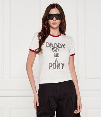 Bluzka damska na wiosnę Pinko ze sklepu: Gomez Fashion Store w kategorii: Bluzki damskie - zdjęcie 874714-BD9-10338_PI251W000246399
