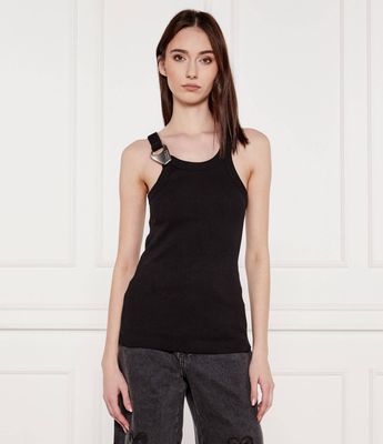 Bluzka damska na lato Pinko ze sklepu: Gomez Fashion Store w kategorii: Bluzki damskie - zdjęcie 874714-BD9-10338_PI251W000248099