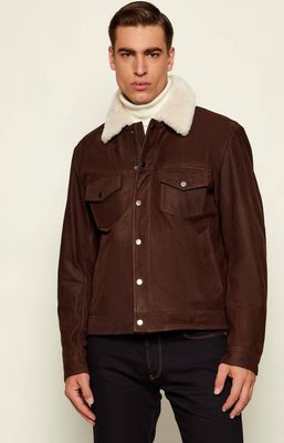 Kurtka męska na wiosnę BOSS BLACK ze sklepu: Gomez Fashion Store w kategorii: Kurtki męskie - zdjęcie 874714-BD9-10338_BB255M000001244