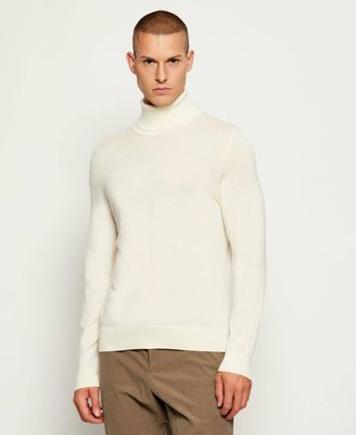 Sweter męski casual BOSS BLACK ze sklepu: Gomez Fashion Store w kategorii: Swetry męskie - zdjęcie 874714-BD9-10338_BB255M000016282