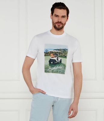 T-shirt męski młodzieżowy Jacob Cohen ze sklepu: Gomez Fashion Store w kategorii: T-shirty męskie - zdjęcie 874714-BD9-10338_JA252M000001001