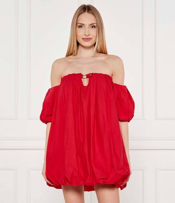 Pinko - Sukienka na wiosnę oversize ze sklepu: Gomez Fashion Store w kategorii: Sukienki - zdjęcie 874714-BD9-10338_PI252W000040450