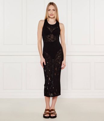 Pinko - Sukienka dopasowana elegancka ze sklepu: Gomez Fashion Store w kategorii: Sukienki - zdjęcie 874714-BD9-10338_PI252W000044099