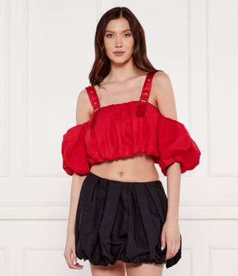 Bluzka damska casual Pinko ze sklepu: Gomez Fashion Store w kategorii: Bluzki damskie - zdjęcie 874714-BD9-10338_PI252W000058450