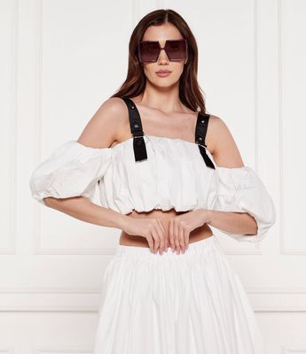 Bluzka damska Pinko ze sklepu: Gomez Fashion Store w kategorii: Bluzki damskie - zdjęcie 874714-BD9-10338_PI252W000058610
