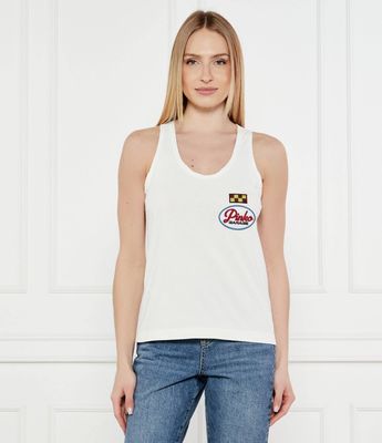 Bluzka damska w stylu młodzieżowym Pinko ze sklepu: Gomez Fashion Store w kategorii: Bluzki damskie - zdjęcie 874714-BD9-10338_PI252W000065005