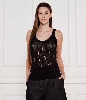 Bluzka damska na lato Pinko ze sklepu: Gomez Fashion Store w kategorii: Bluzki damskie - zdjęcie 874714-BD9-10338_PI252W000066099