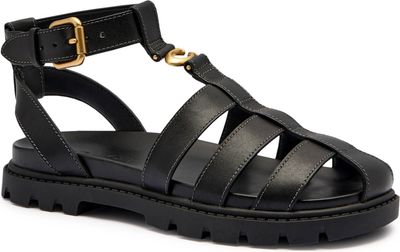Sandały damskie na lato Coach ze sklepu: Gomez Fashion Store w kategorii: Sandały damskie - zdjęcie 874714-BD9-10338_CN252W000081080