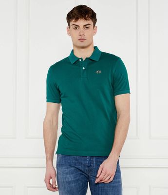 La Martina - T-shirt męski casualowy ze sklepu: Gomez Fashion Store w kategorii: T-shirty męskie - zdjęcie 874714-BD9-10338_LR252M000020311