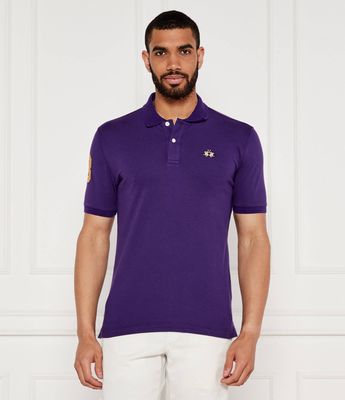 La Martina - T-shirt męski na wiosnę ze sklepu: Gomez Fashion Store w kategorii: T-shirty męskie - zdjęcie 874714-BD9-10338_LR252M000024228