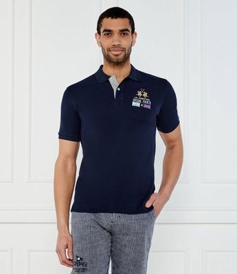 T-shirt męski na wiosnę La Martina ze sklepu: Gomez Fashion Store w kategorii: T-shirty męskie - zdjęcie 874714-BD9-10338_LR252M000025717