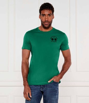 T-shirt męski casual La Martina ze sklepu: Gomez Fashion Store w kategorii: T-shirty męskie - zdjęcie 874714-BD9-10338_LR252M000030311