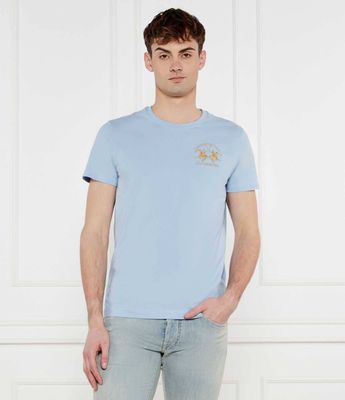 T-shirt męski La Martina ze sklepu: Gomez Fashion Store w kategorii: T-shirty męskie - zdjęcie 874714-BD9-10338_LR252M000030220