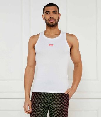 T-shirt męski na lato Karl Lagerfeld ze sklepu: Gomez Fashion Store w kategorii: T-shirty męskie - zdjęcie 874714-BD9-10338_KL252M000153010