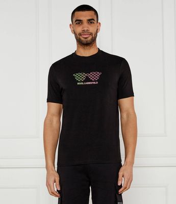 T-shirt męski na wiosnę Karl Lagerfeld ze sklepu: Gomez Fashion Store w kategorii: T-shirty męskie - zdjęcie 874714-BD9-10338_KL252M000159990
