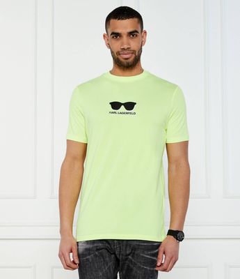 T-shirt męski w stylu młodzieżowym Karl Lagerfeld ze sklepu: Gomez Fashion Store w kategorii: T-shirty męskie - zdjęcie 874714-BD9-10338_KL252M000160B93