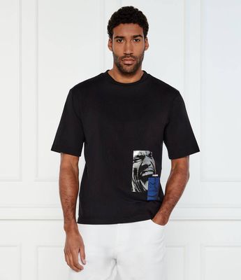 T-shirt męski na wiosnę Dsquared2 ze sklepu: Gomez Fashion Store w kategorii: T-shirty męskie - zdjęcie 874714-BD9-10338_DQ252M000030900