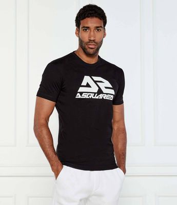 T-shirt męski Dsquared2 ze sklepu: Gomez Fashion Store w kategorii: T-shirty męskie - zdjęcie 874714-BD9-10338_DQ252M000032900