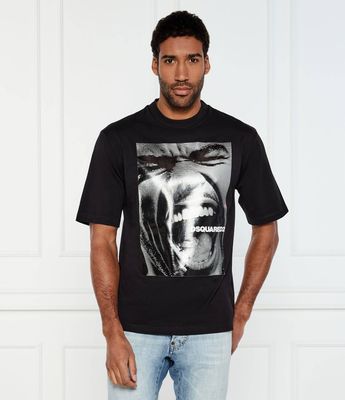 T-shirt męski Dsquared2 ze sklepu: Gomez Fashion Store w kategorii: T-shirty męskie - zdjęcie 874714-BD9-10338_DQ252M000042900