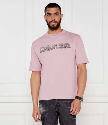 T-shirt męski młodzieżowy Dsquared2 ze sklepu: Gomez Fashion Store w kategorii: T-shirty męskie - zdjęcie 874714-BD9-10338_DQ252M000045A88