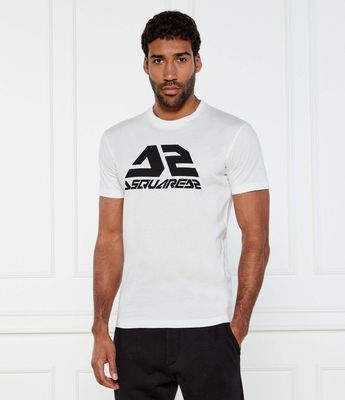 Dsquared2 - T-shirt męski na wiosnę ze sklepu: Gomez Fashion Store w kategorii: T-shirty męskie - zdjęcie 874714-BD9-10338_DQ252M000032100