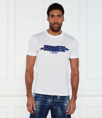 T-shirt męski młodzieżowy na wiosnę Dsquared2 ze sklepu: Gomez Fashion Store w kategorii: T-shirty męskie - zdjęcie 874714-BD9-10338_DQ252M000044100